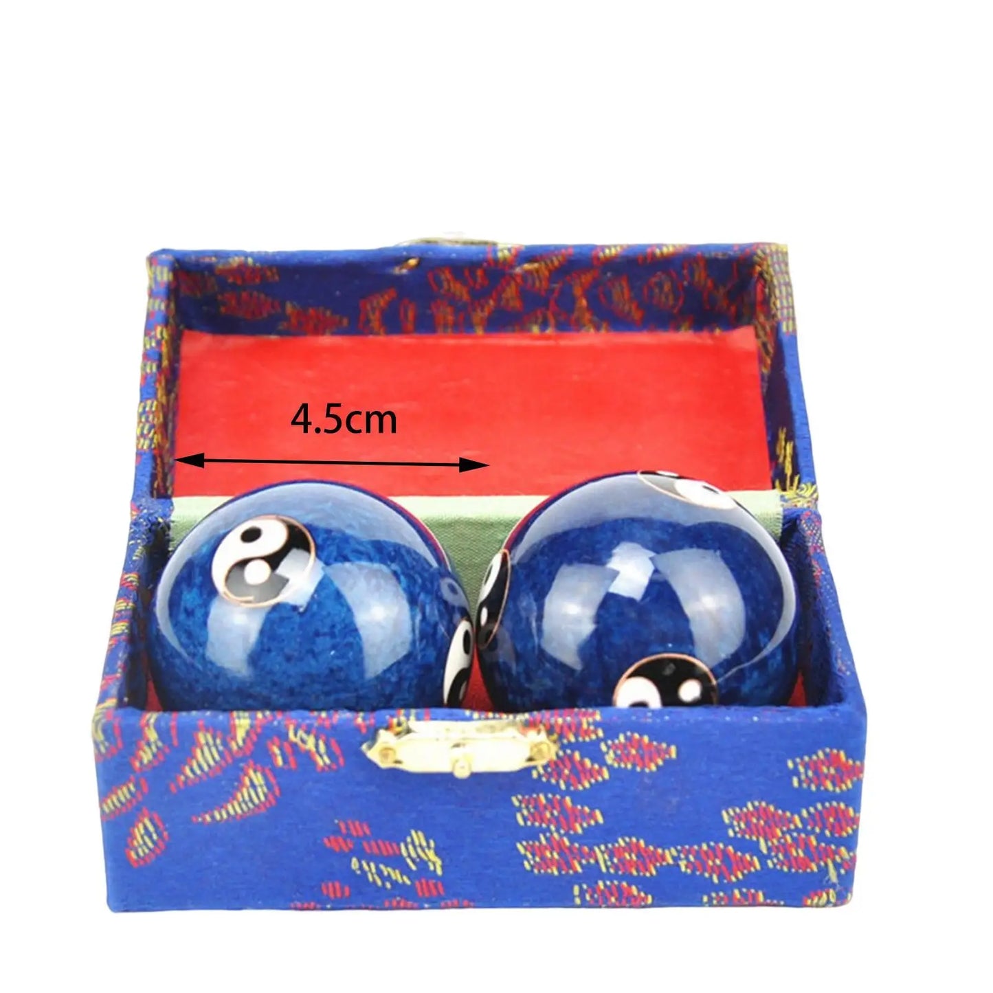 Baoding Balls Stress Relief Set With Box Chinese Health Balls