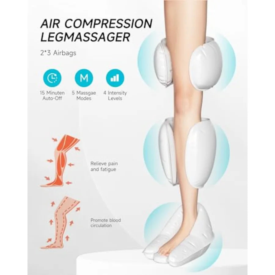 ALLJOY Leg Massager for Circulation and Pain Relief