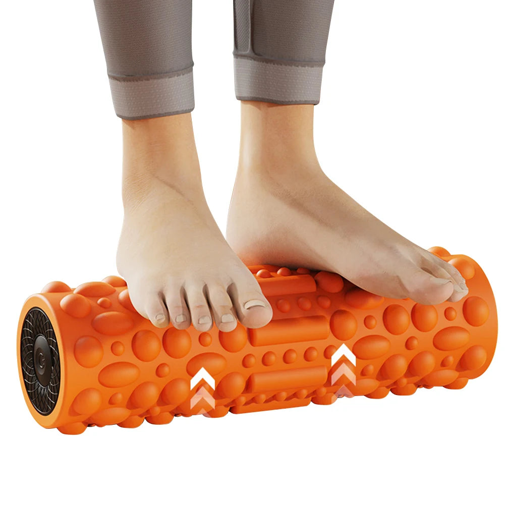 APWIKOGER Electric Vibrating Foam Roller Massage Column 5 Modes