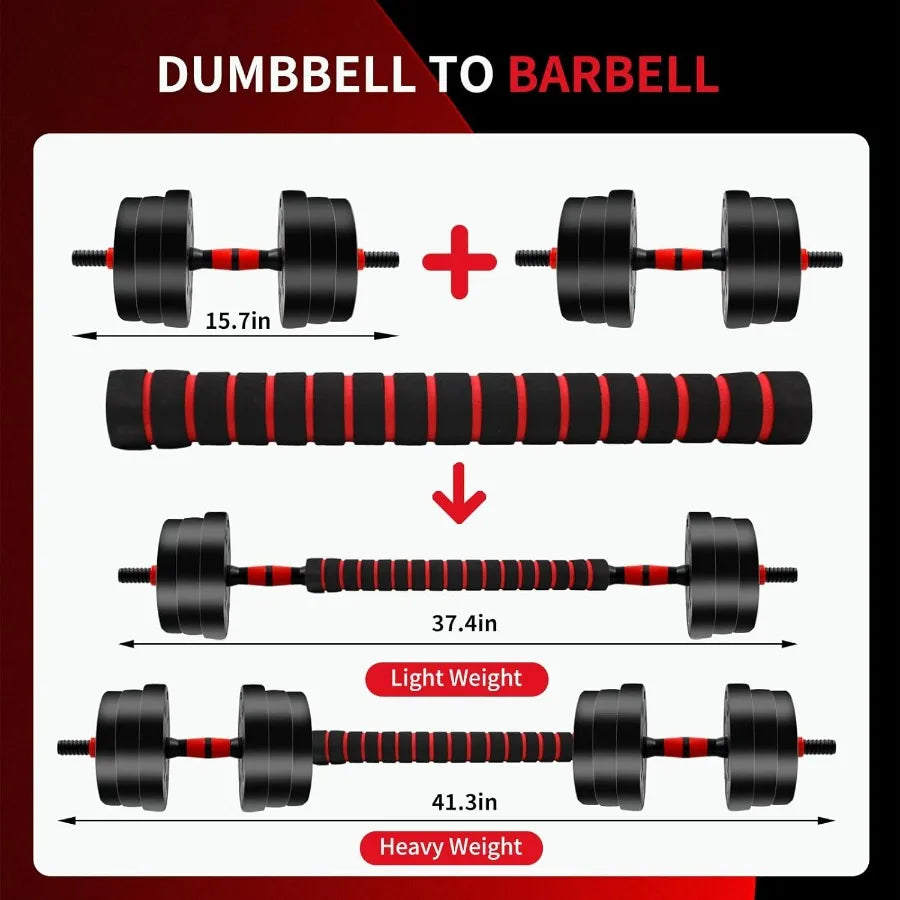 Non Rolling Adjustable Hexagon Dumbbell Set For Strength Training