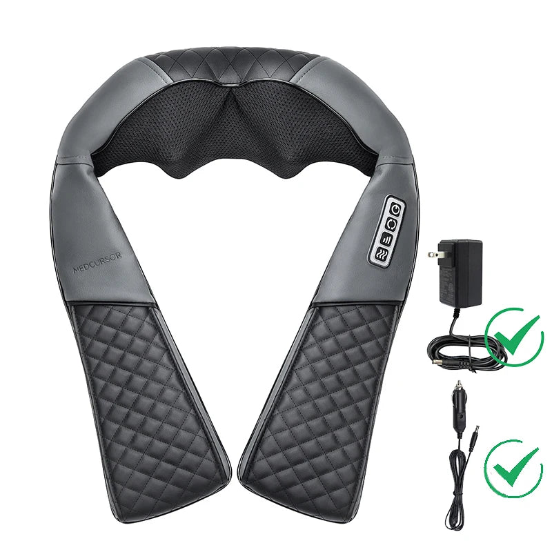 Medcursor Shiatsu Neck And Shoulder Massager With Heated Back