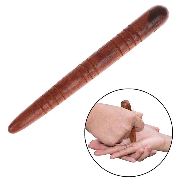 Wooden Acupoint Dial Massage Stick Meridian Pen Foot Sole Tool