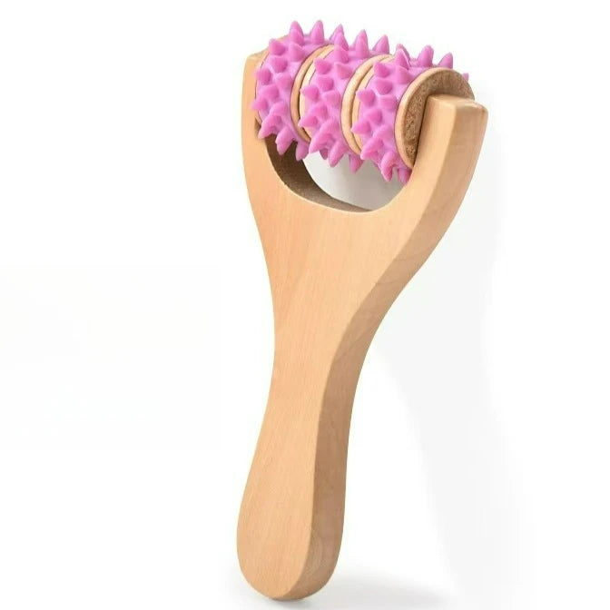 Wooden Massage Roller Set Handheld Body and Foot Massager