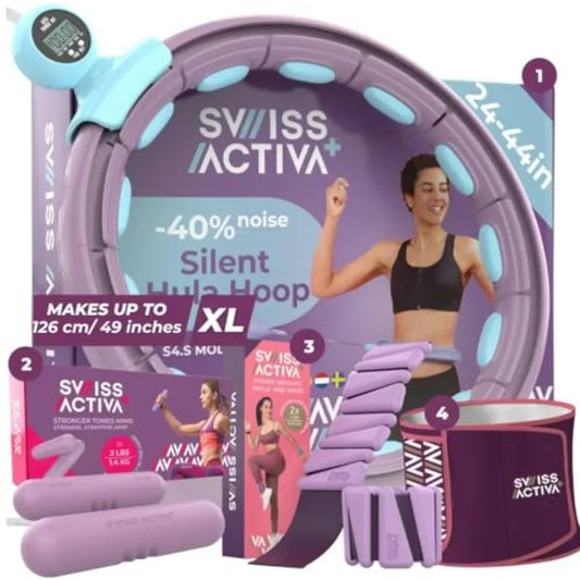 LISM S4S Smart Hula Hoop Bundle With Waist Trimmer