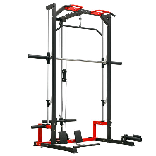 Smith Machine Multi Function Power Cage With Lat Pulldown System