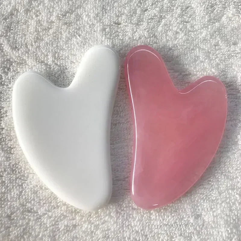 Heart Shape Beeswax Gua Sha Facial Massager For Face