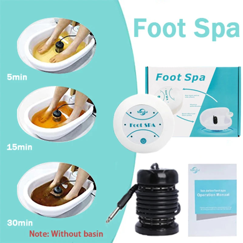 Monclique Foot Detox Ionic Spa Machine Foot Bath Massager