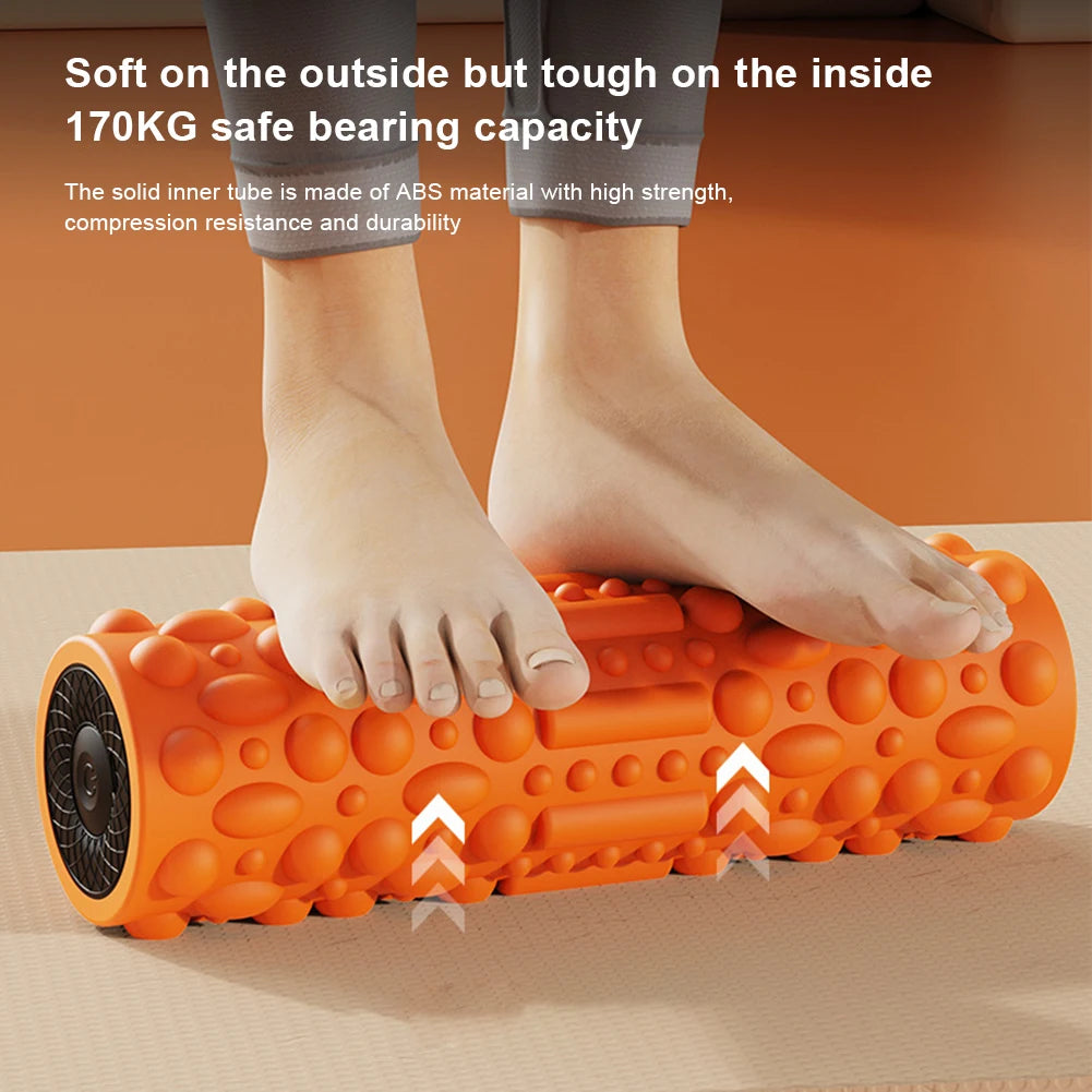 APWIKOGER Electric Vibrating Foam Roller Massage Column 5 Modes