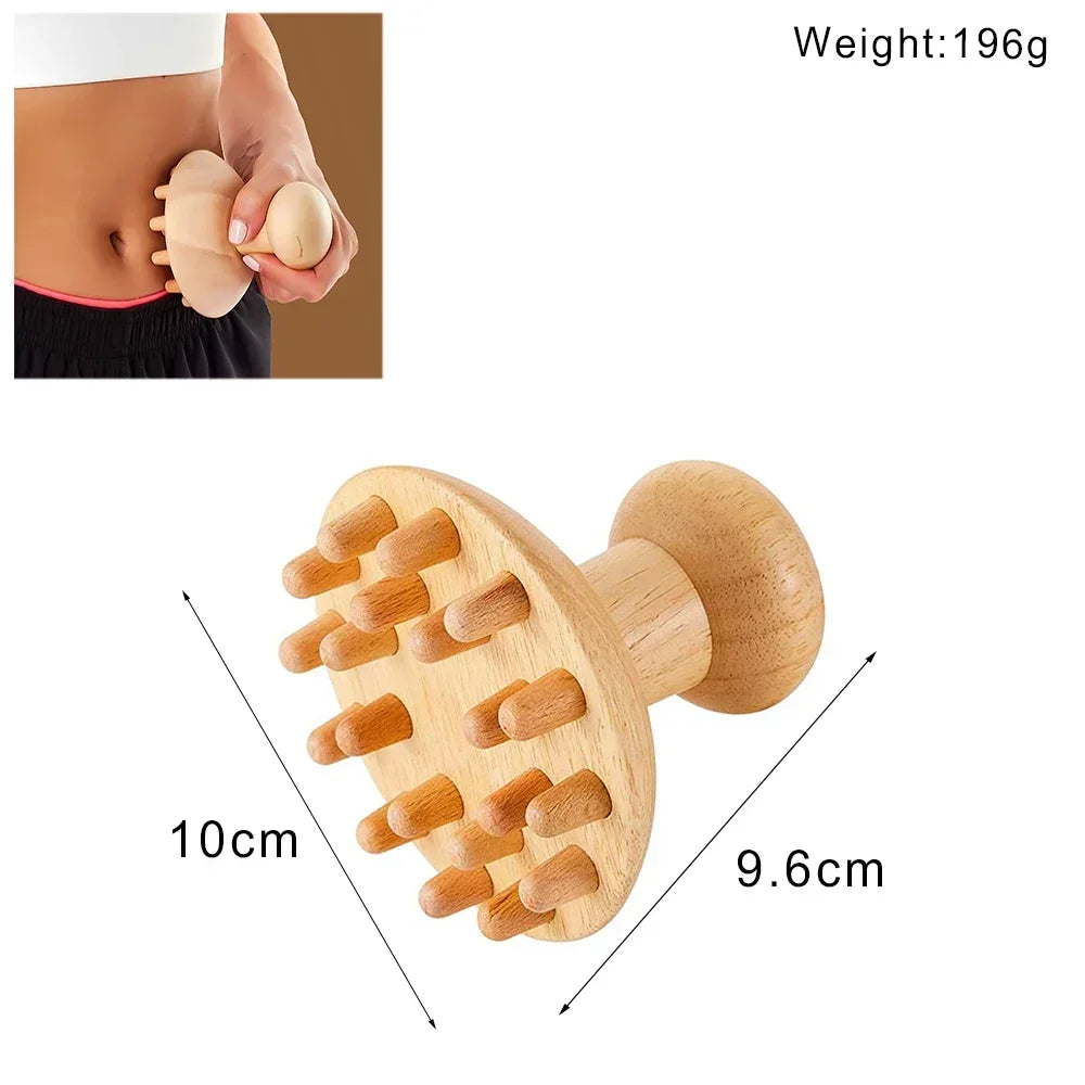 Wood Therapy Gua Sha Massage Tools for Lymphatic Drainage