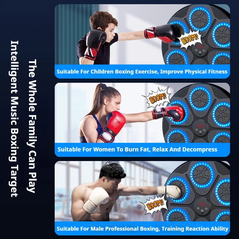 New Music Boxing Machine Smart Bluetooth Wall Mounted Trainer