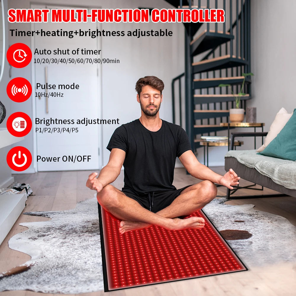 Full Body Infrared Red Light Therapy Mat For Pain Relief