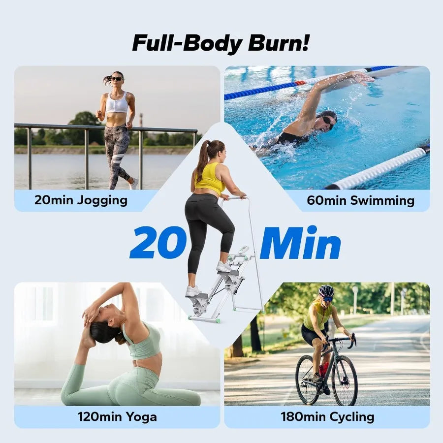 XMSJ Stair Stepper Home Gym Compact Folding Stair Climber