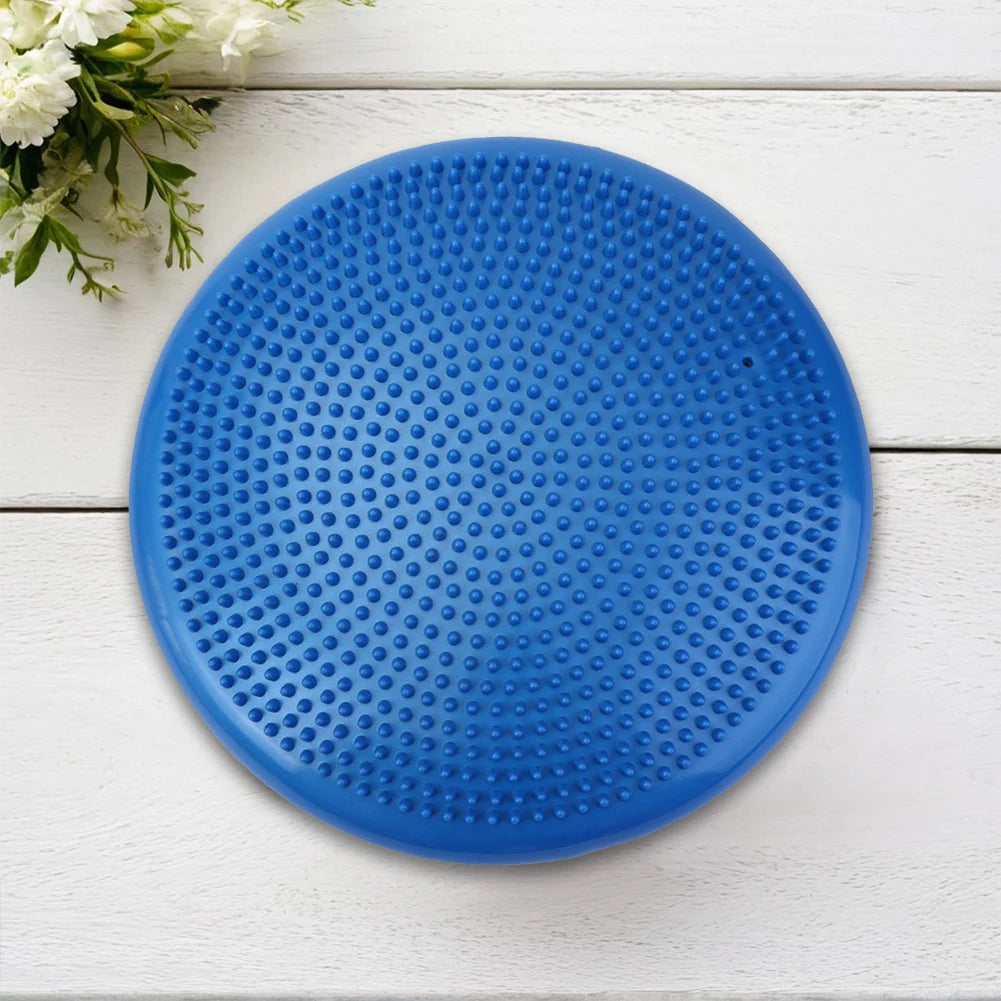 Alloet Ball Seat Cushion With Inflation Pump Yoga Balance Training
