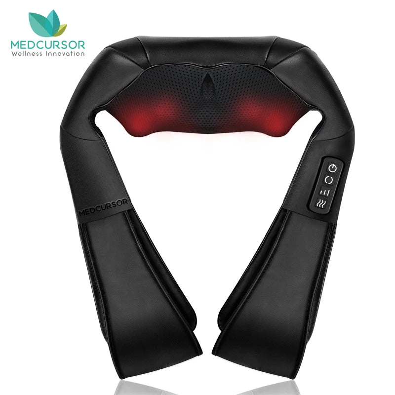 Medcursor Shiatsu Neck And Shoulder Massager With Heated Back
