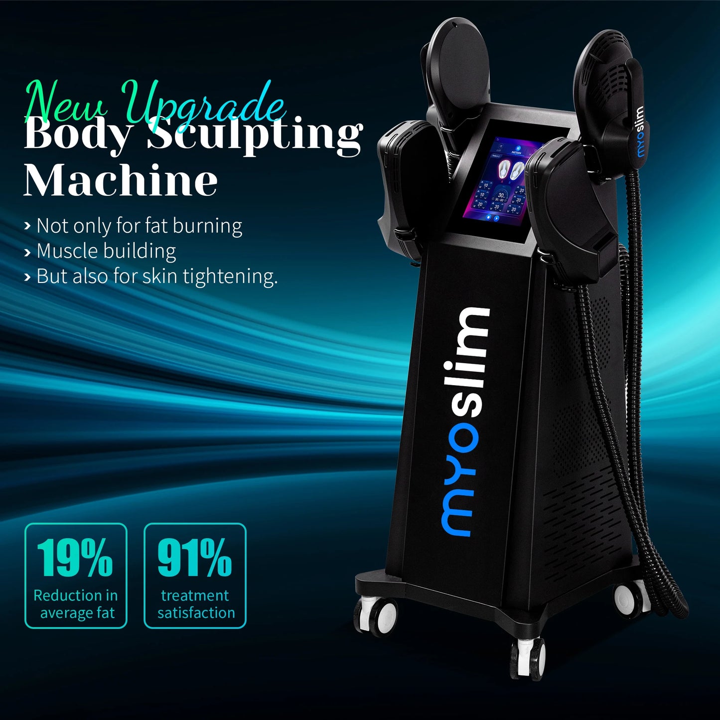 Myoslim EMS RF High Intensity Vibration Body Shaping Machine