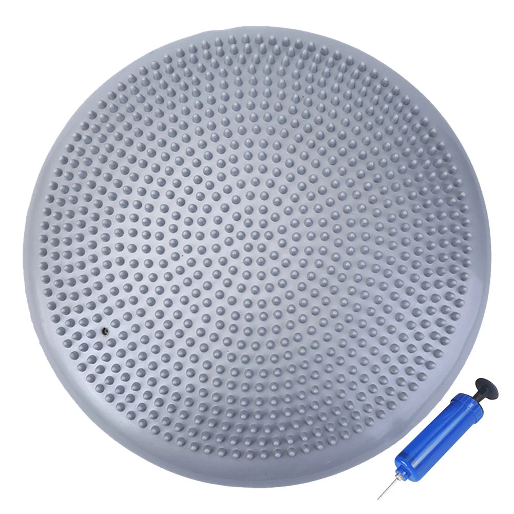 Alloet Ball Seat Cushion With Inflation Pump Yoga Balance Training