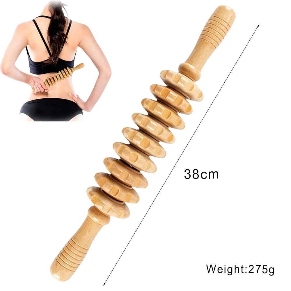 Wood Therapy Gua Sha Massage Tools for Lymphatic Drainage