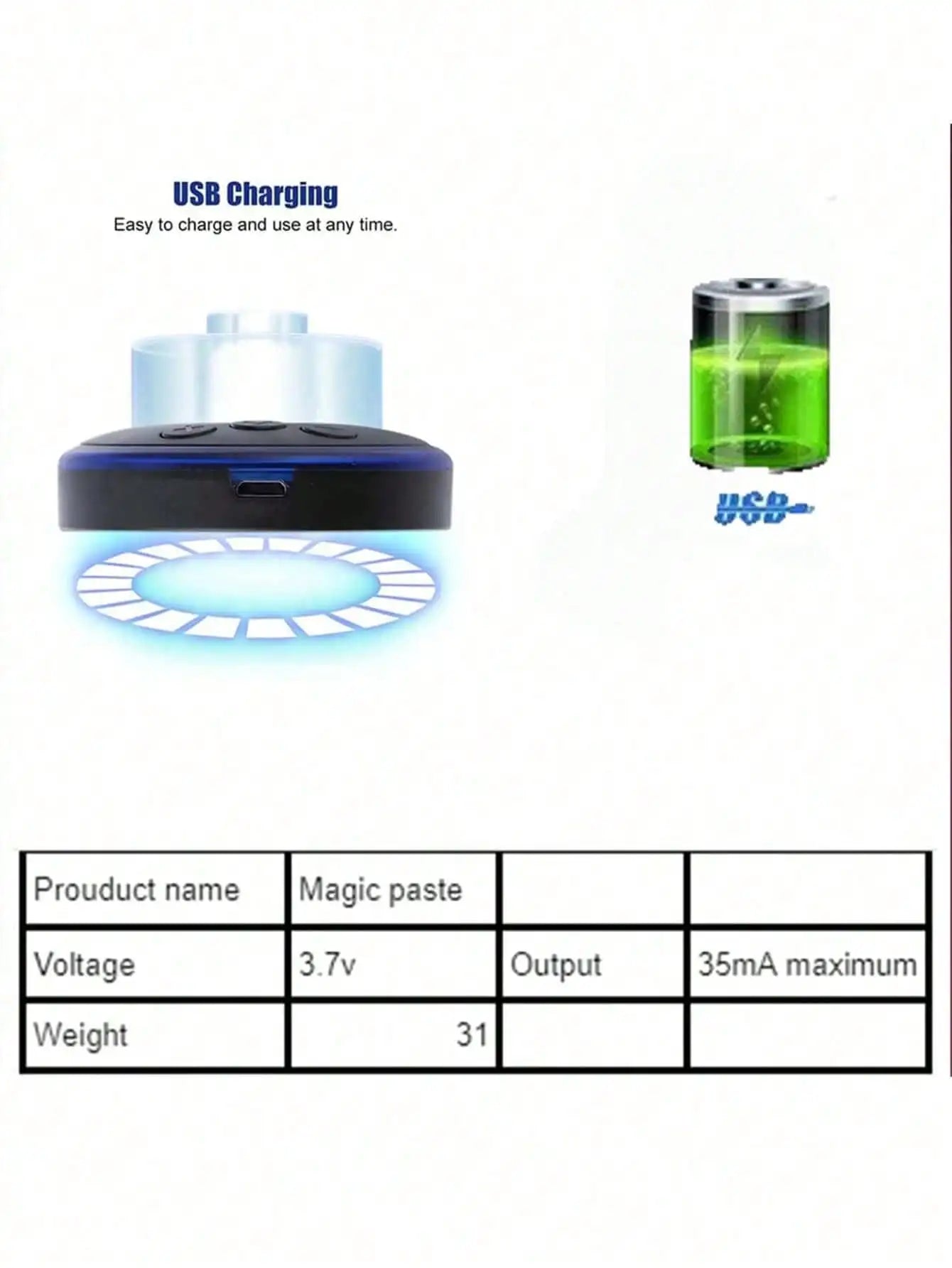 Mini Neck Massager Patch Portable Body Massage Device