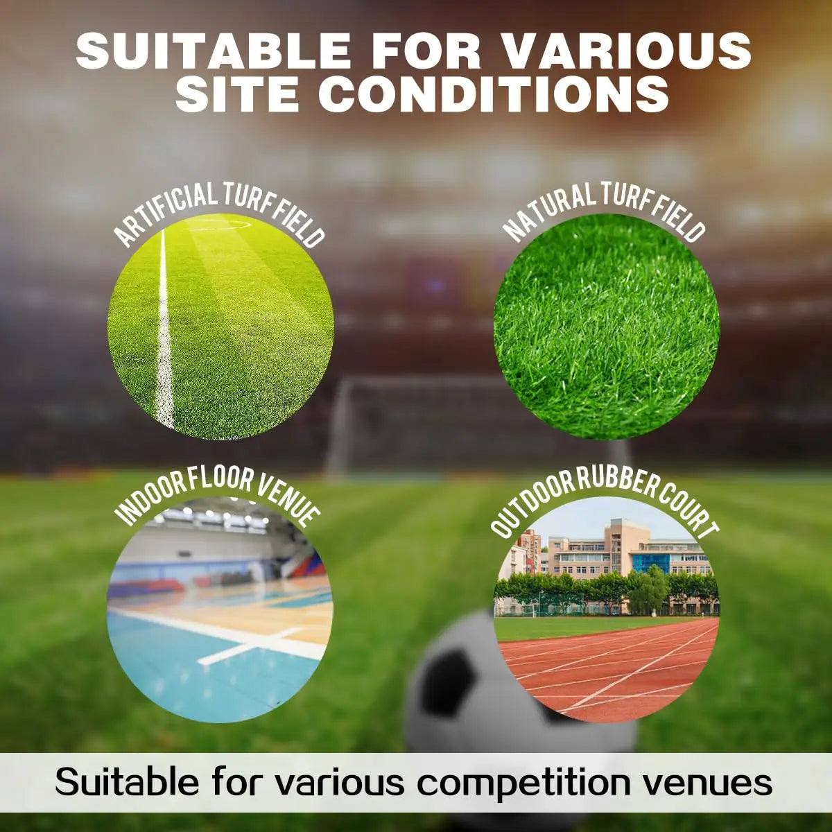 Soft PU Leather Soccer Ball For Indoor Outdoor Training And Matches