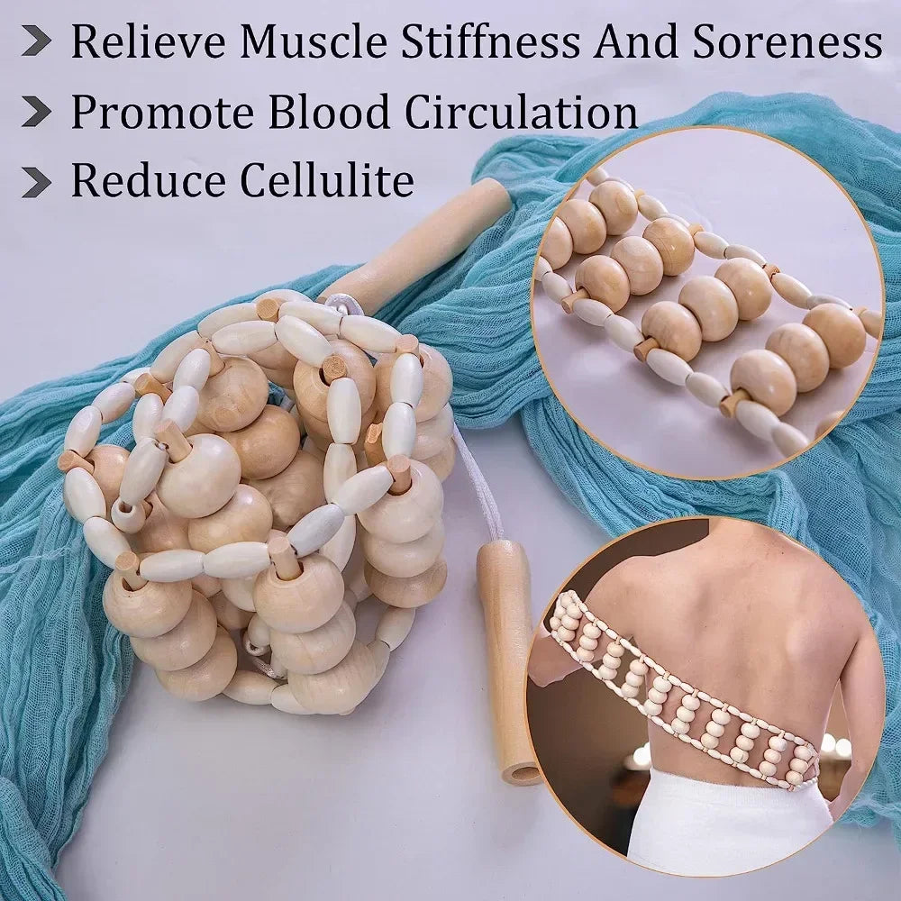 Wood Therapy Gua Sha Massage Tools for Lymphatic Drainage