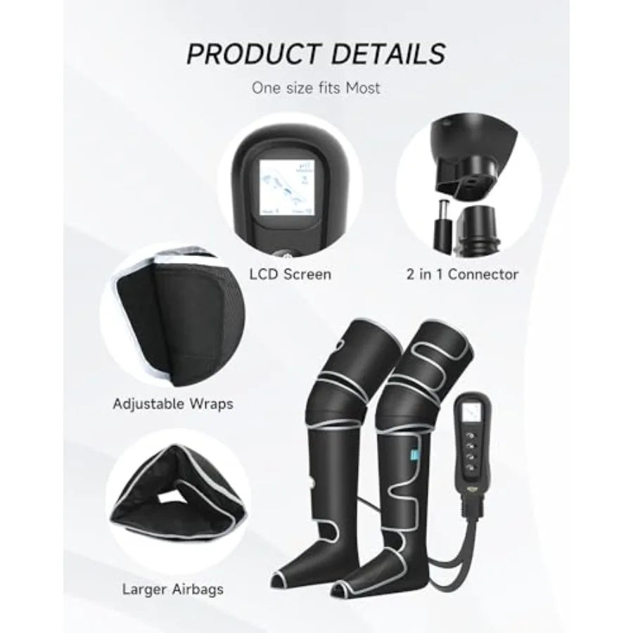 ALLJOY Leg Massager for Circulation and Pain Relief