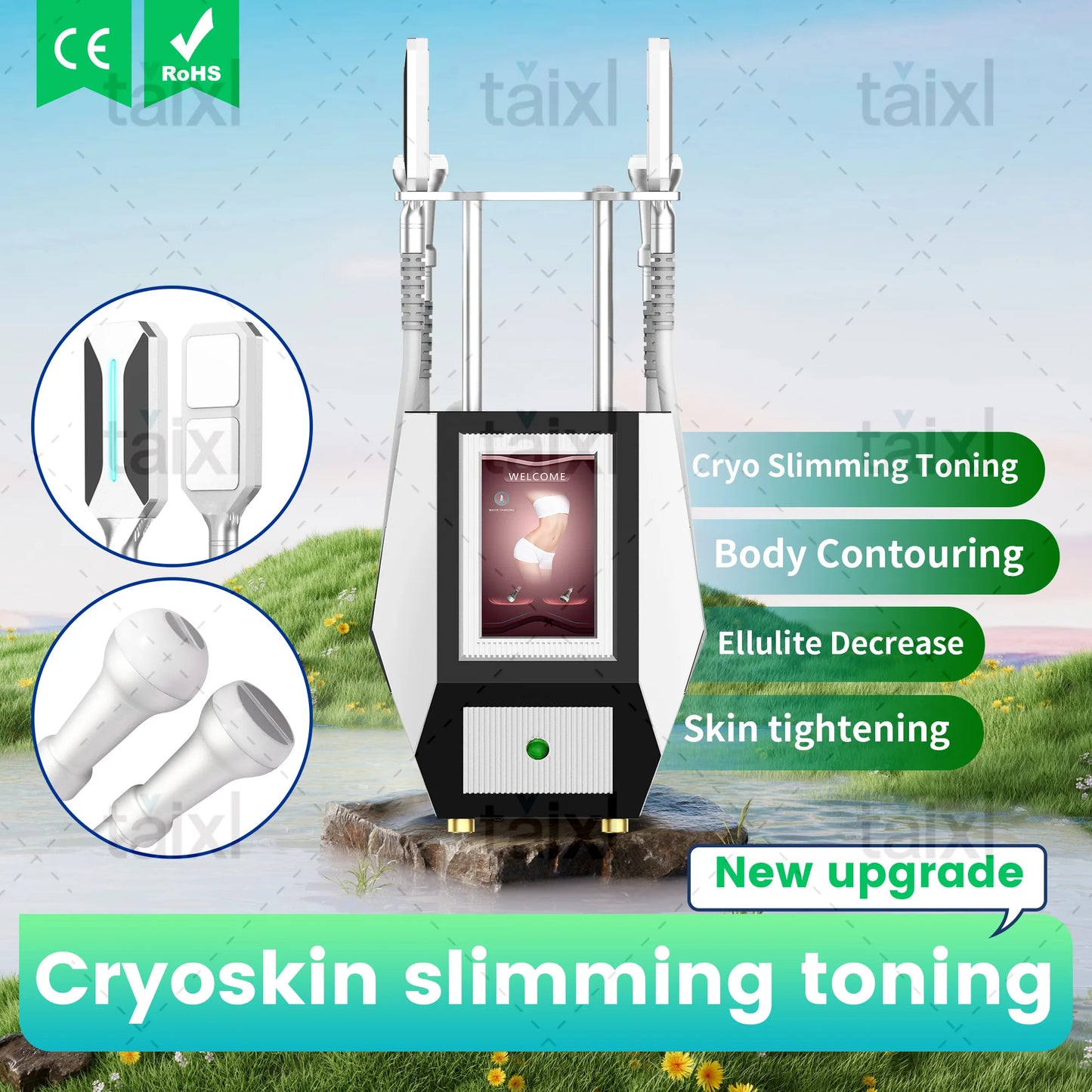 Myoslim Dual Temperature Portable Body Shaping And Slimming Device