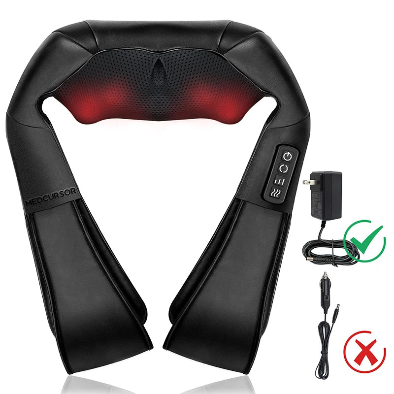 Medcursor Shiatsu Neck And Shoulder Massager With Heated Back