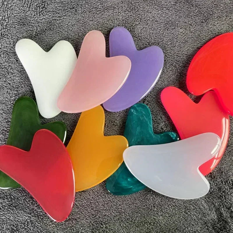 Heart Shape Beeswax Gua Sha Facial Massager For Face