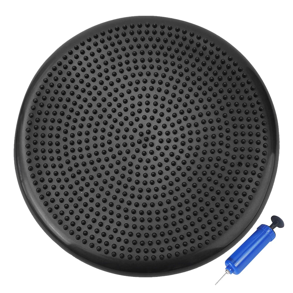 Alloet Ball Seat Cushion With Inflation Pump Yoga Balance Training