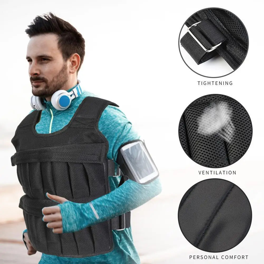 APWIKOGER Adjustable Weighted Vest for Running Training and Cardio Workouts