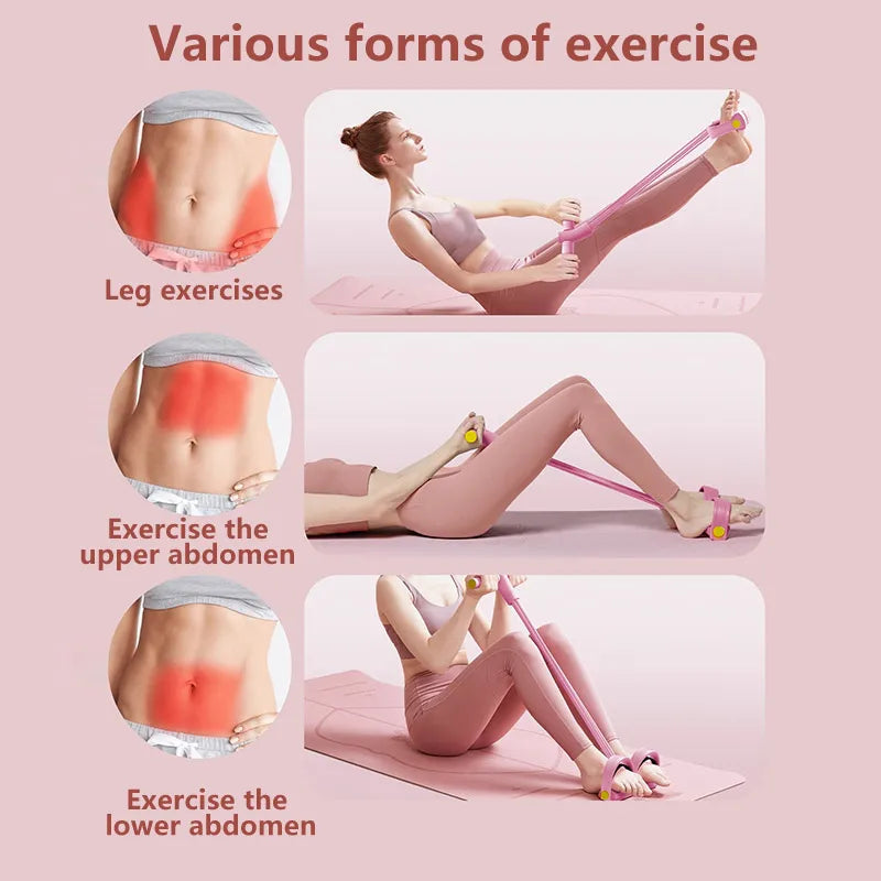 NONE Six Tube Resistance Band Multi Function Tension Rope