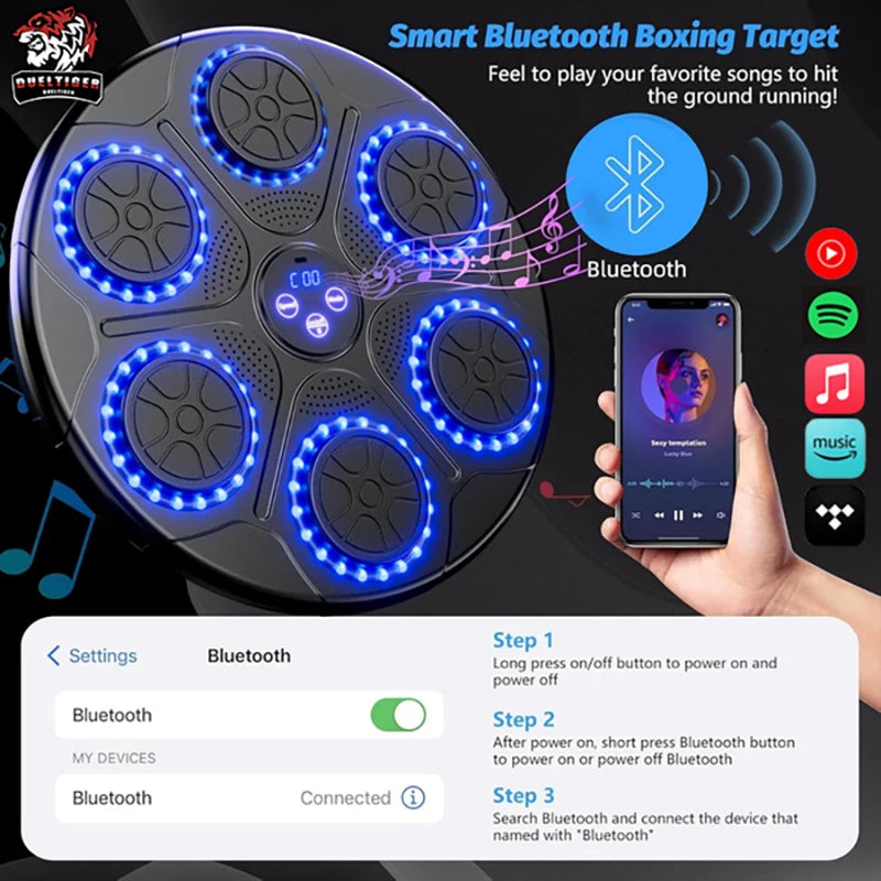New Music Boxing Machine Smart Bluetooth Wall Mounted Trainer