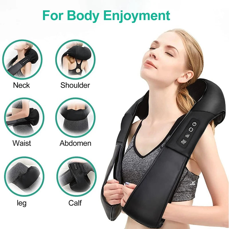 Medcursor Shiatsu Neck And Shoulder Massager With Heated Back