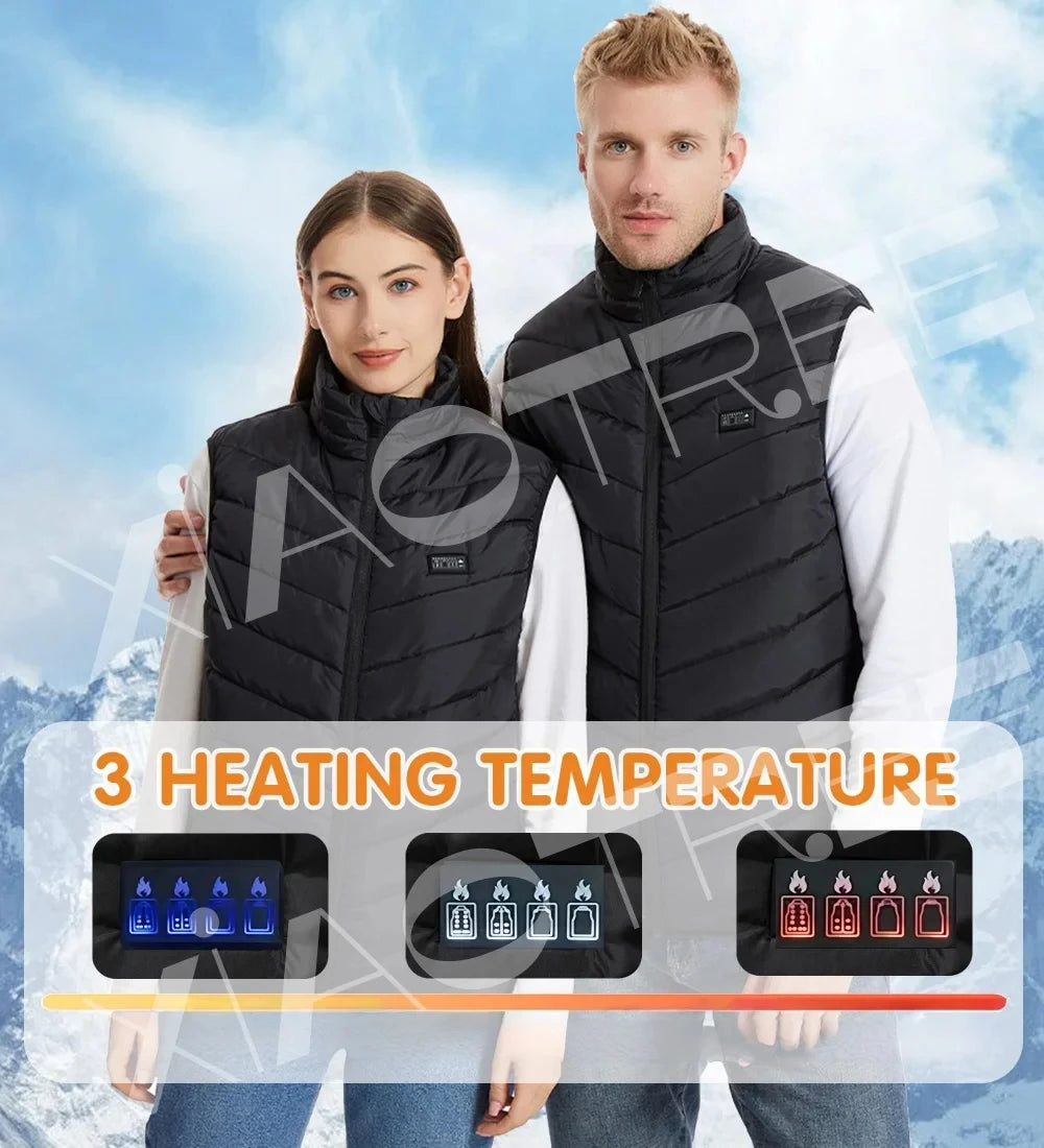 XIAOTREECN Heated Vest Thermal Jacket For Men And Women Camping
