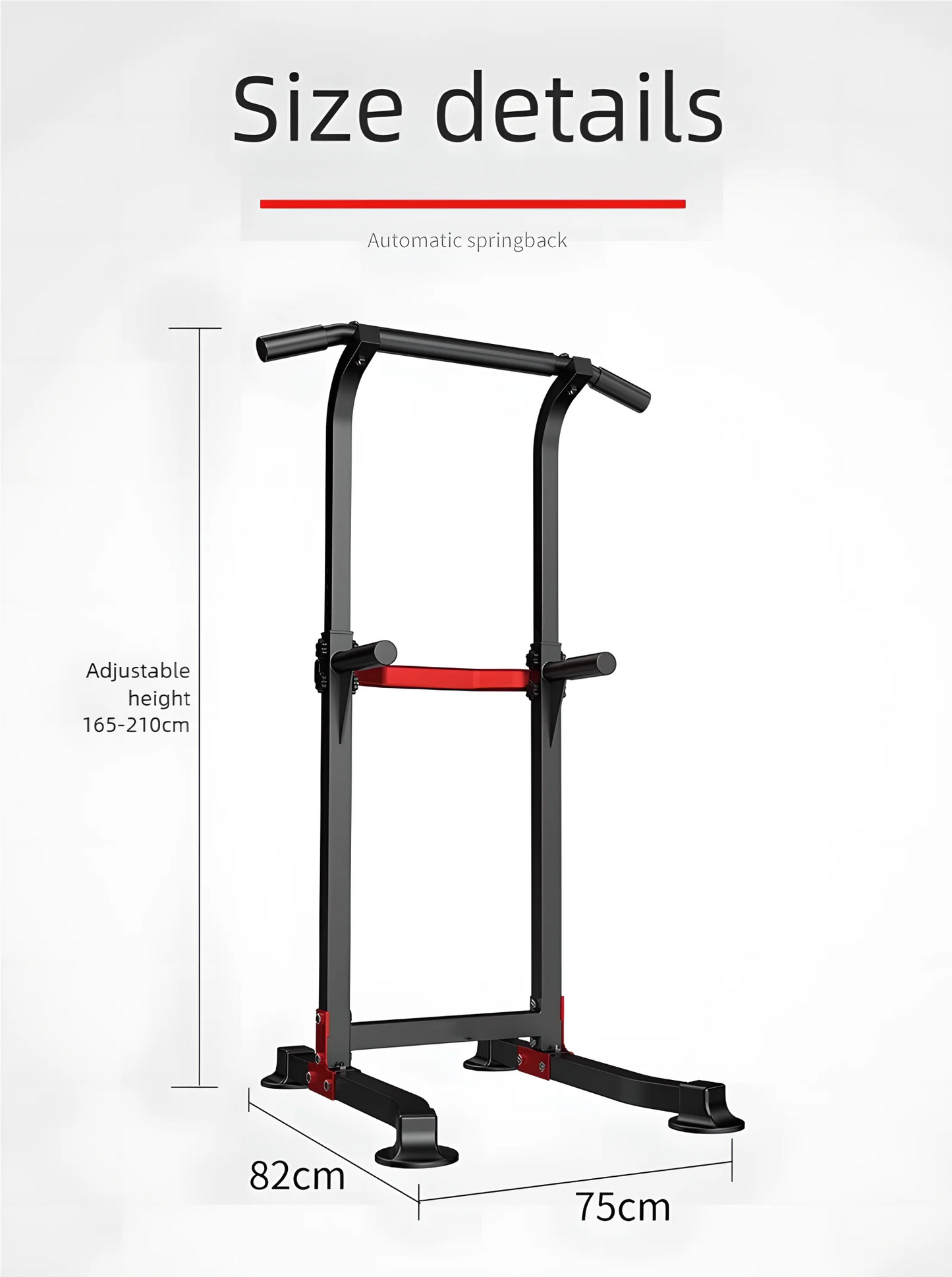 SPORTSHUB Pull Up Dip Bar Power Tower For Home Gym