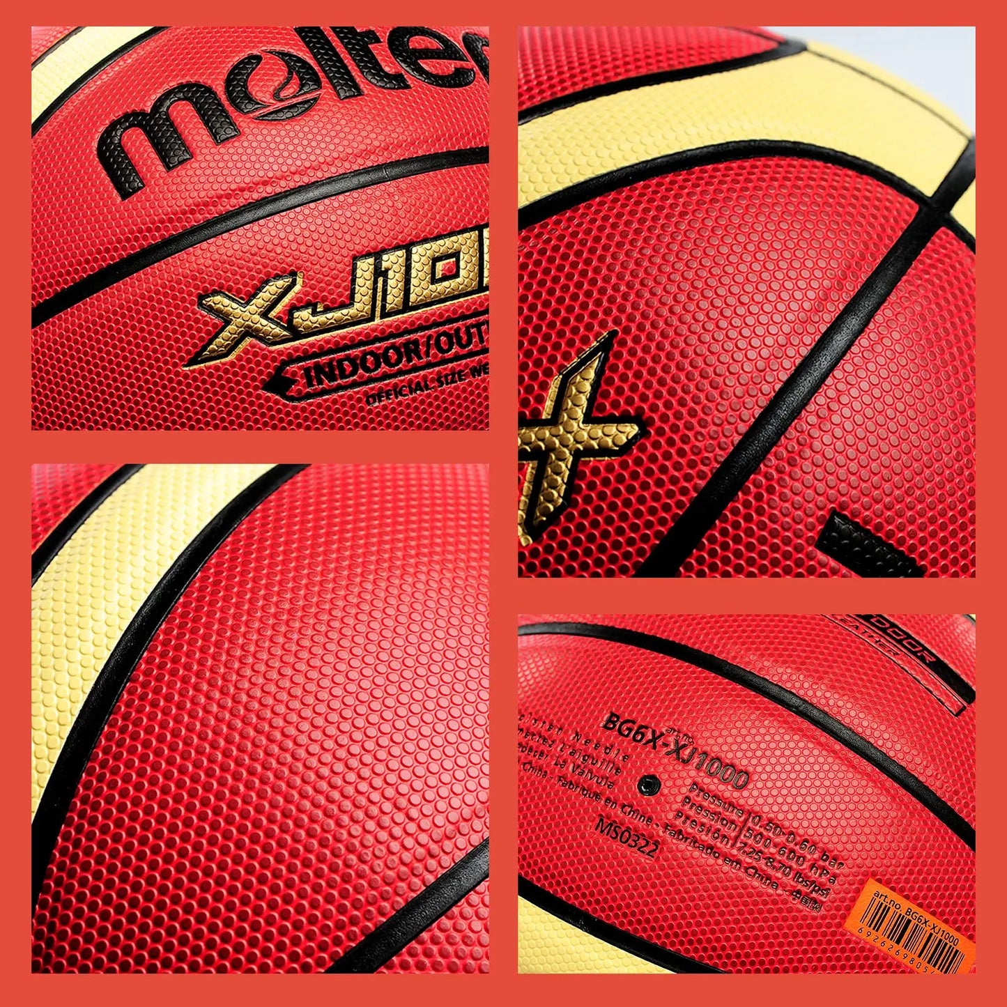 Molten XJ1000 Indoor Outdoor Wear Resistant Basketball