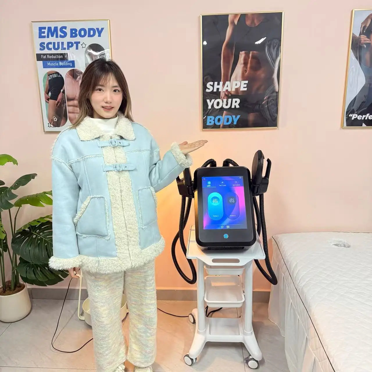 Myoslim Slimming Belt For Abs And Thighs Fat Burning