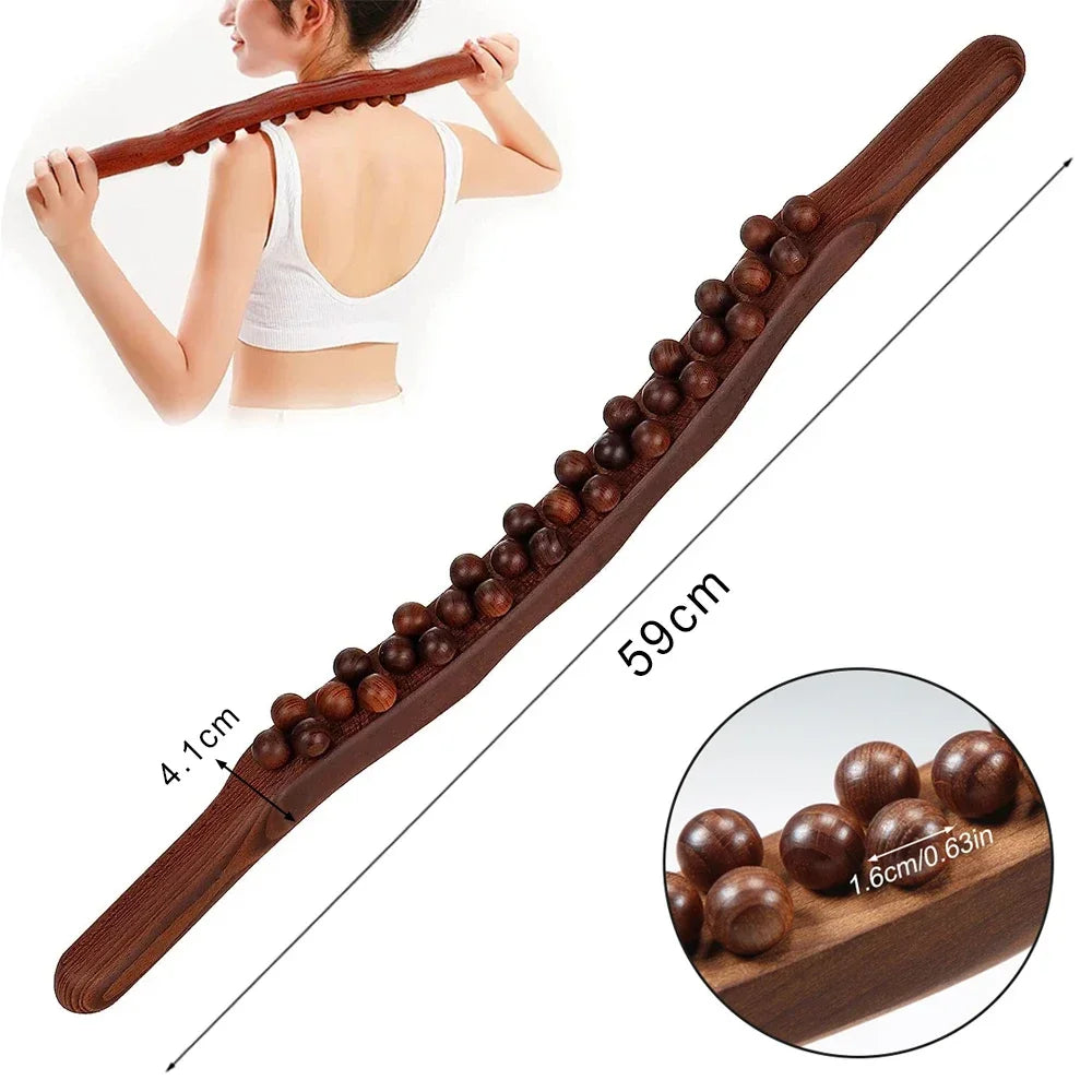 Wood Therapy Gua Sha Massage Tools for Lymphatic Drainage