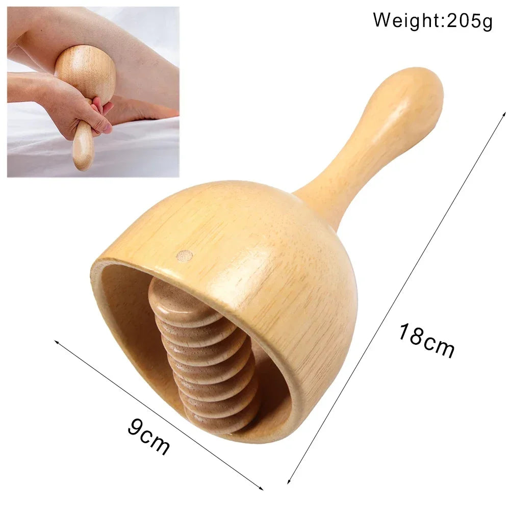 Wood Therapy Gua Sha Massage Tools for Lymphatic Drainage