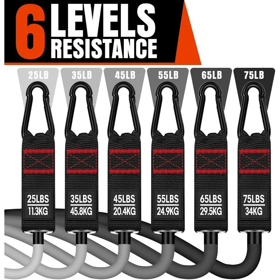 Heavy Resistance Bands 300LBS With Handles Workout Set