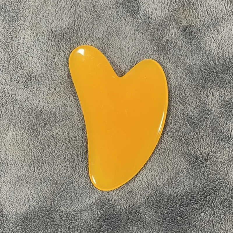 Heart Shape Beeswax Gua Sha Facial Massager For Face