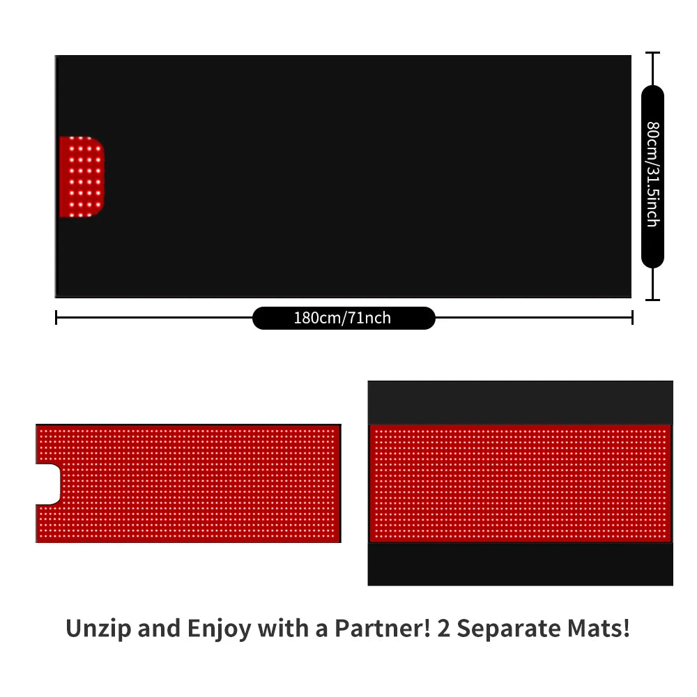 Electronic LED Infrared Sleeping Bag For Full Body Relaxation