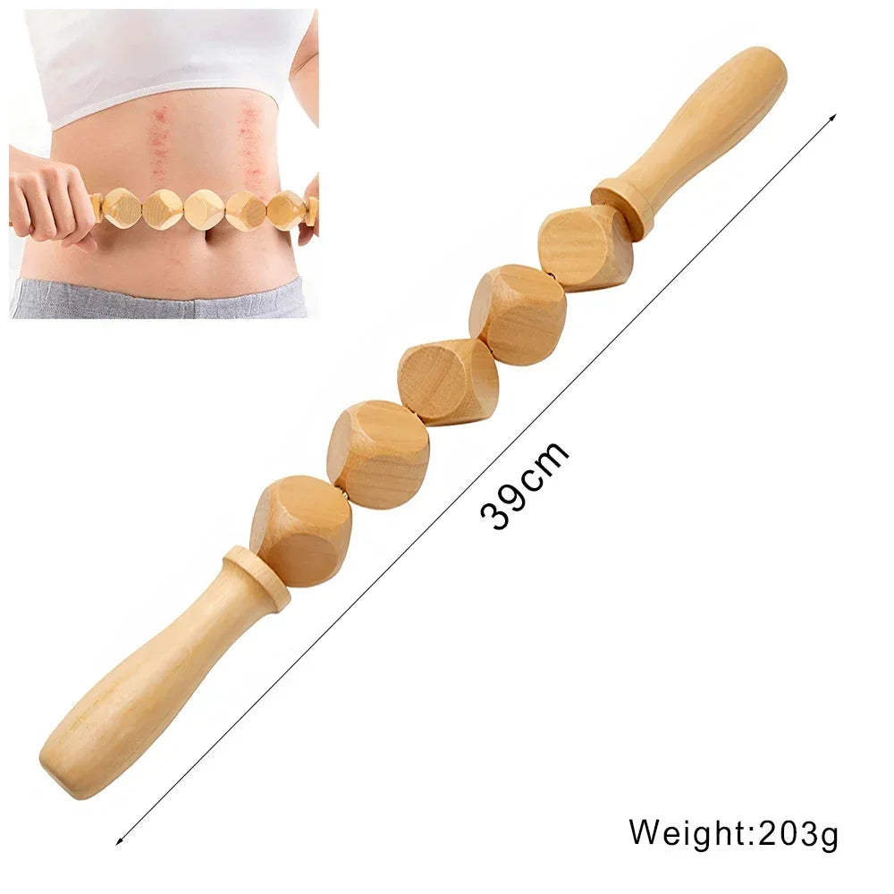 Wood Therapy Gua Sha Massage Tools for Lymphatic Drainage