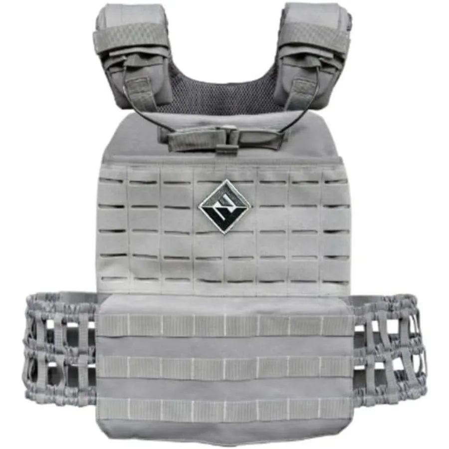 LISM Adjustable Weighted Vest With Plates For Strength Training