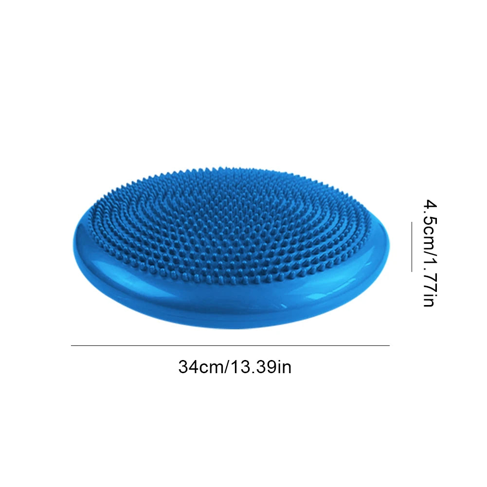 Alloet Ball Seat Cushion With Inflation Pump Yoga Balance Training