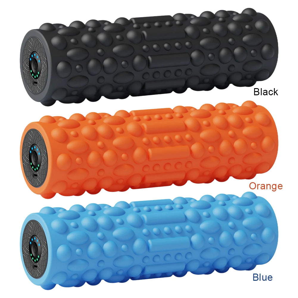 APWIKOGER Electric Vibrating Foam Roller Massage Column 5 Modes