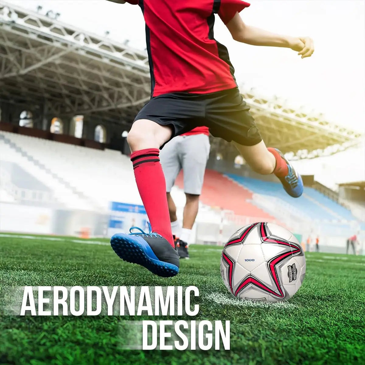 Soft PU Leather Soccer Ball For Indoor Outdoor Training And Matches