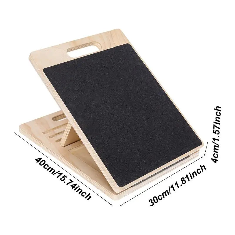 Portable Leg Stretch Board Slant Stretcher For Home Gym