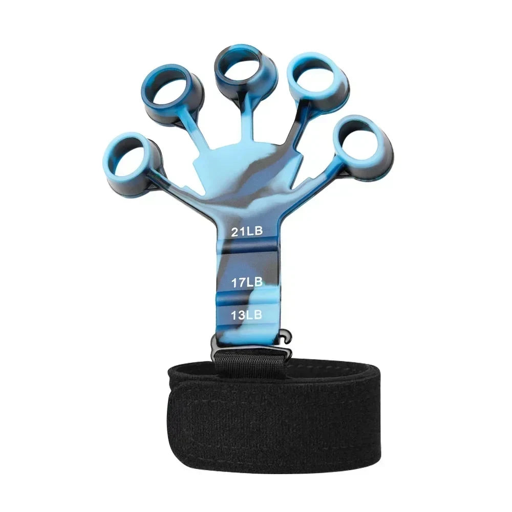 Shengmeiyu Six Resistance Finger Exerciser Hand Grip Strength Trainer