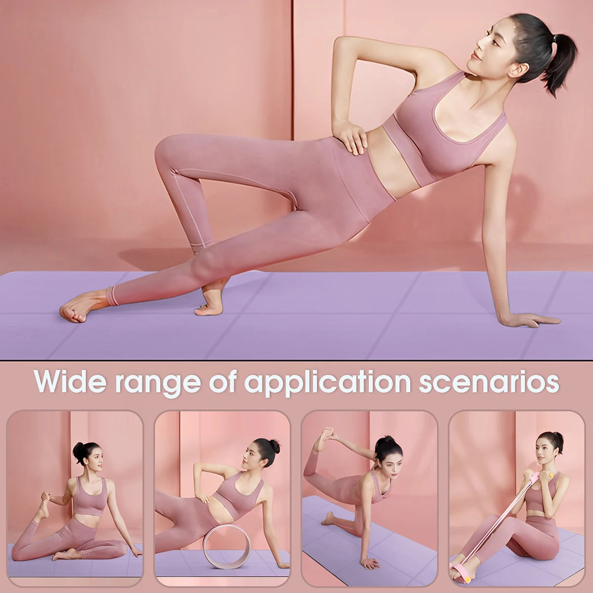 Foldable Eco Friendly Yoga Mat For Travel And Home Workouts